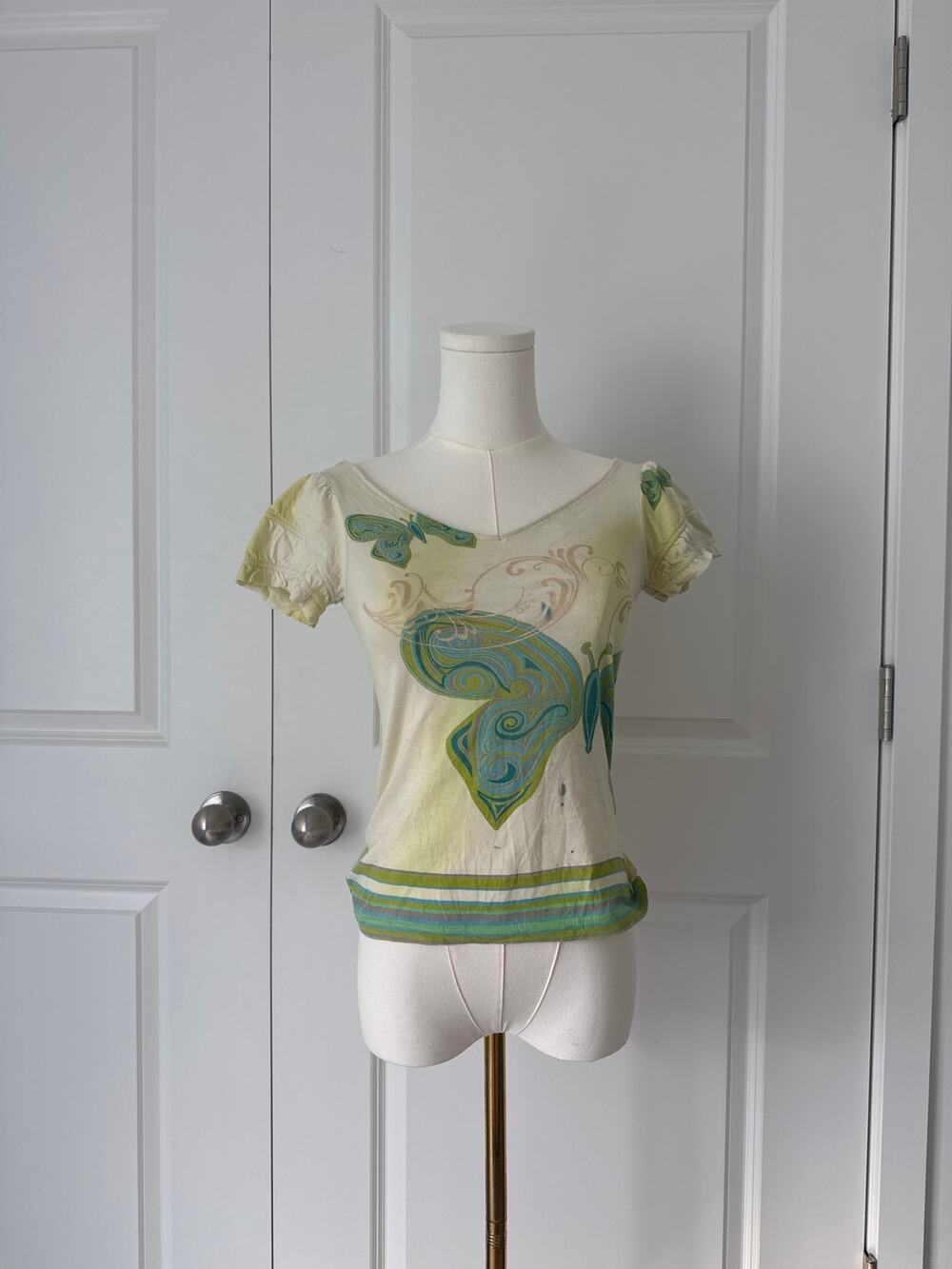 Vintage 90s Y2K 2000s Kidcore Top Kids size 7/8 Women XS